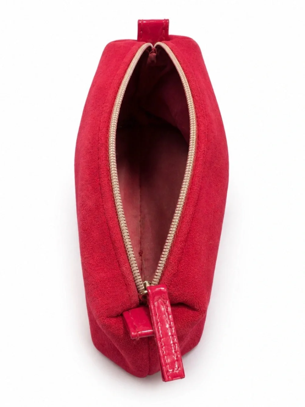 Lancome Pink Suede Cosmetic Bag